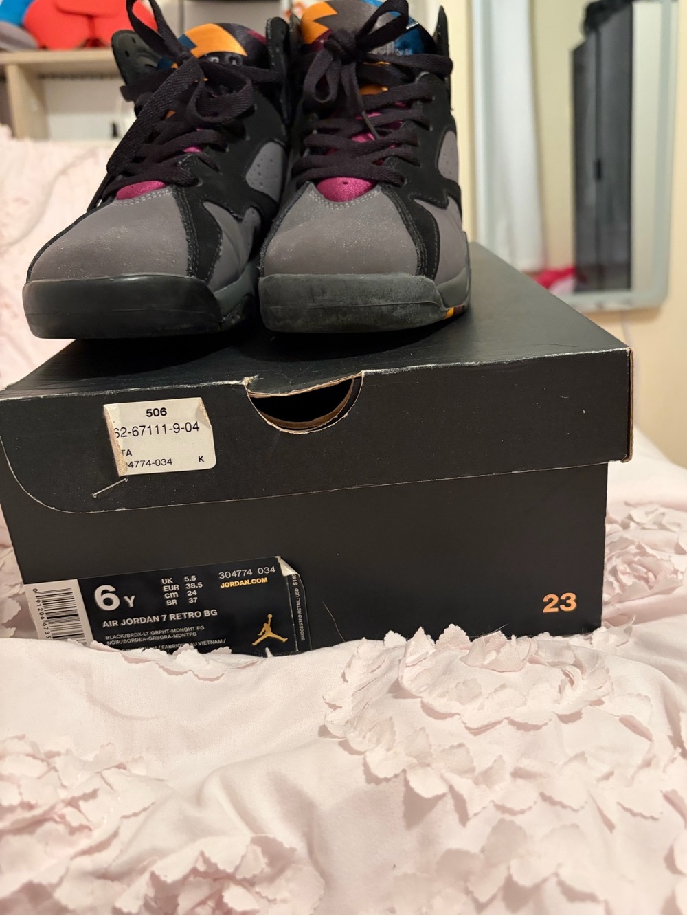 Jordan 7s bordeaux 2015